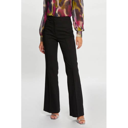 Morgan high waist flared broek zwart afbeelding
