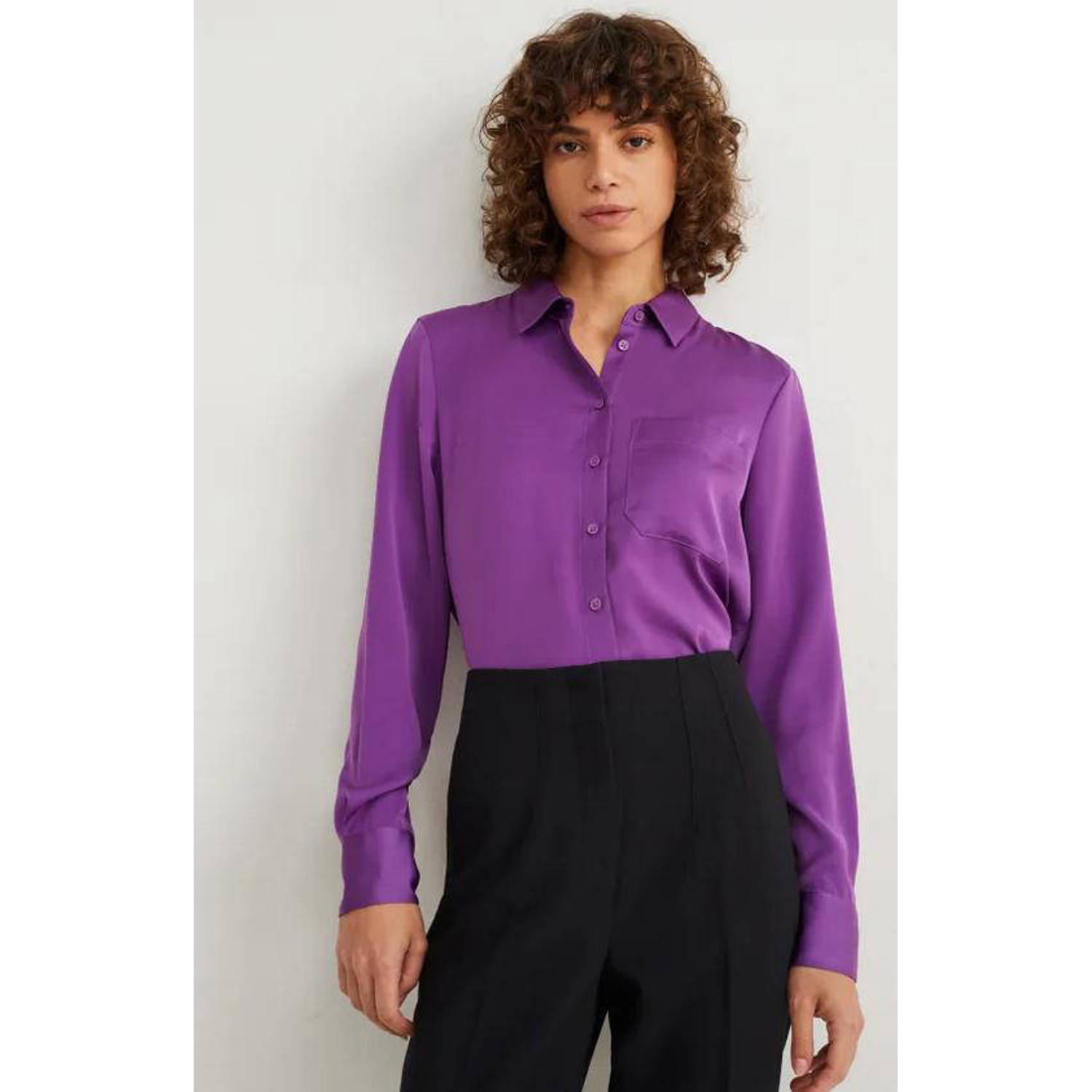 C&A blouse paars