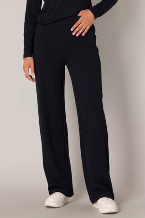 wide leg broek Yarah donkerblauw