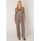 Base Level wide leg broek Yarah taupe