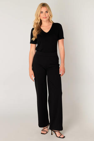 wide leg broek Yarah zwart
