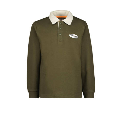 Vingino sweater Neason armygroen/offwhite afbeelding