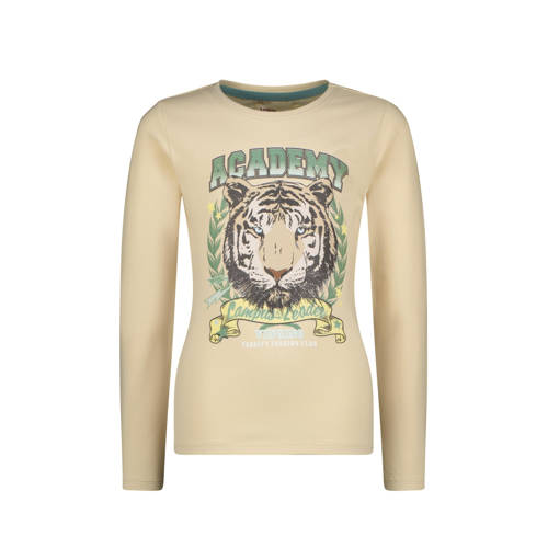 Vingino longsleeve Joliene met printopdruk zand afbeelding