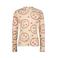 Vingino longsleeve Jaime met all over print beige/roze