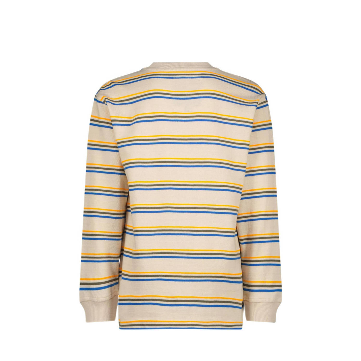Vingino gestreepte longsleeve Jaq blauw