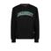 Vingino sweater Nousha met tekst en 3D applicatie zwart