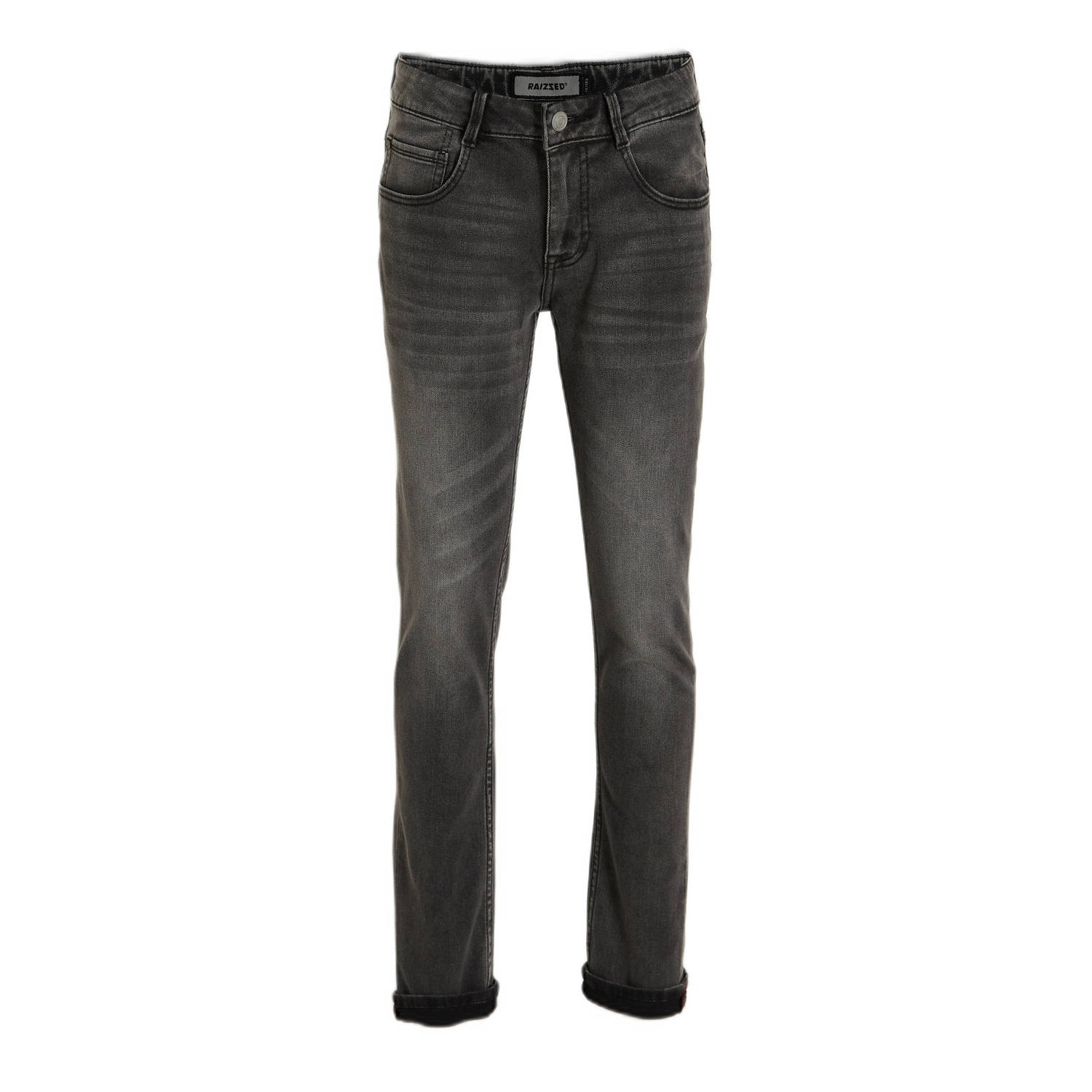 Raizzed slim fit jeans darm grey denim Grijs Jongens Stretchdenim Effen 104