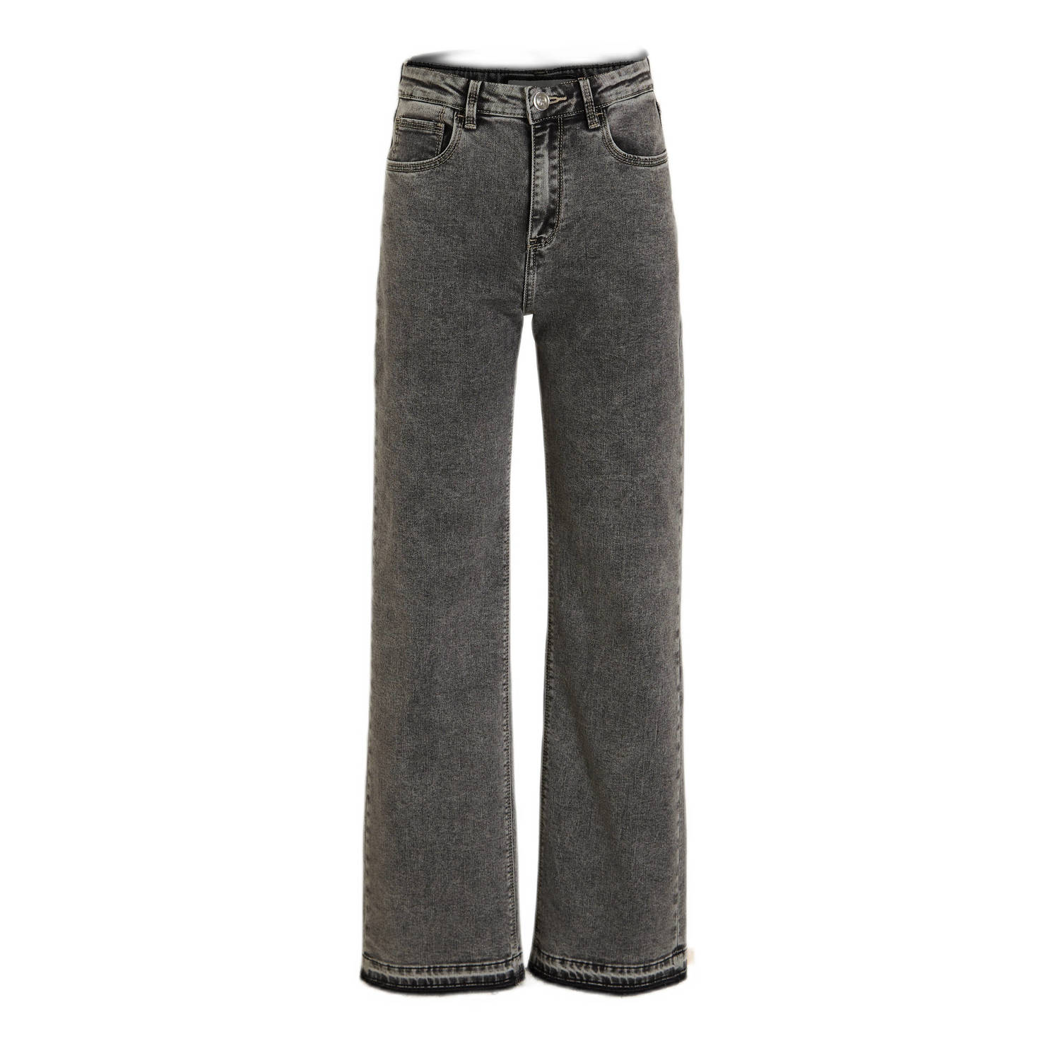 Raizzed wide leg jeans vintage grey Grijs Stretchdenim Effen 104