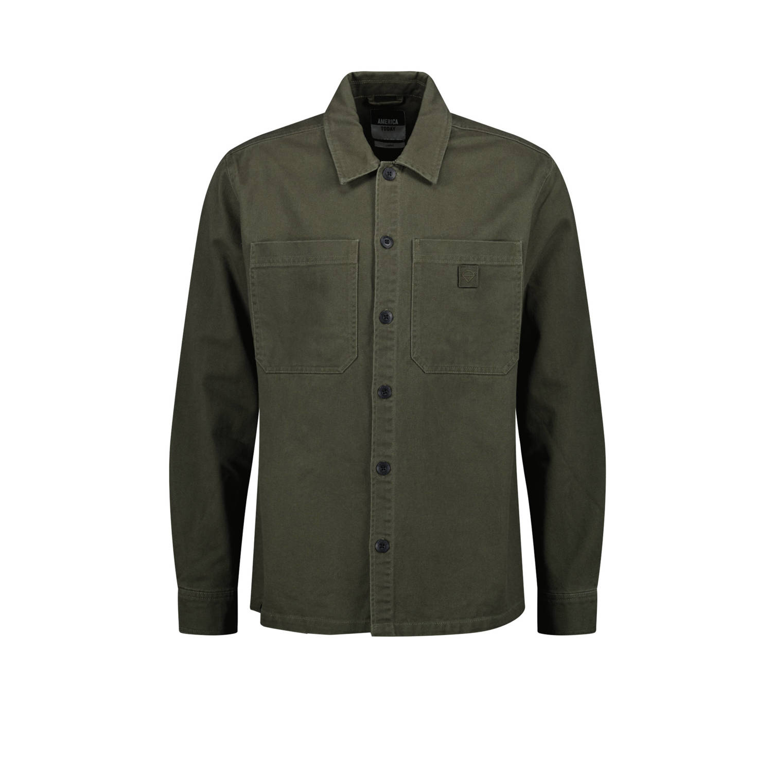 America Today regular fit overshirt Hogan filed