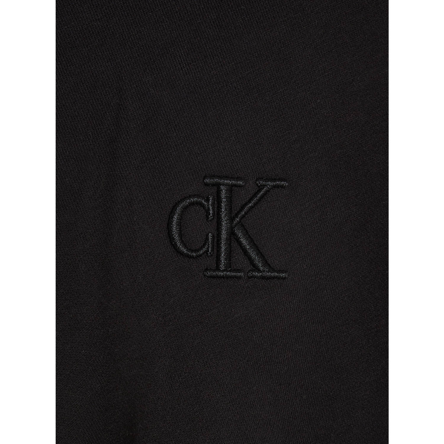 Calvin Klein hoodie met logo zwart