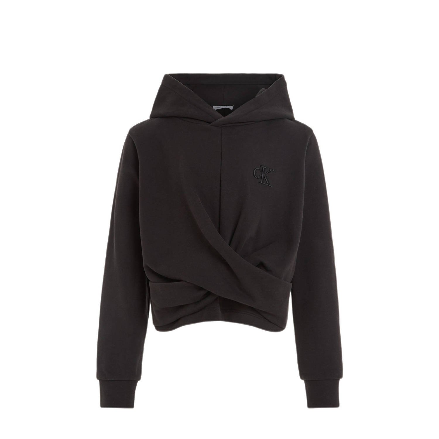 Calvin Klein hoodie met logo zwart