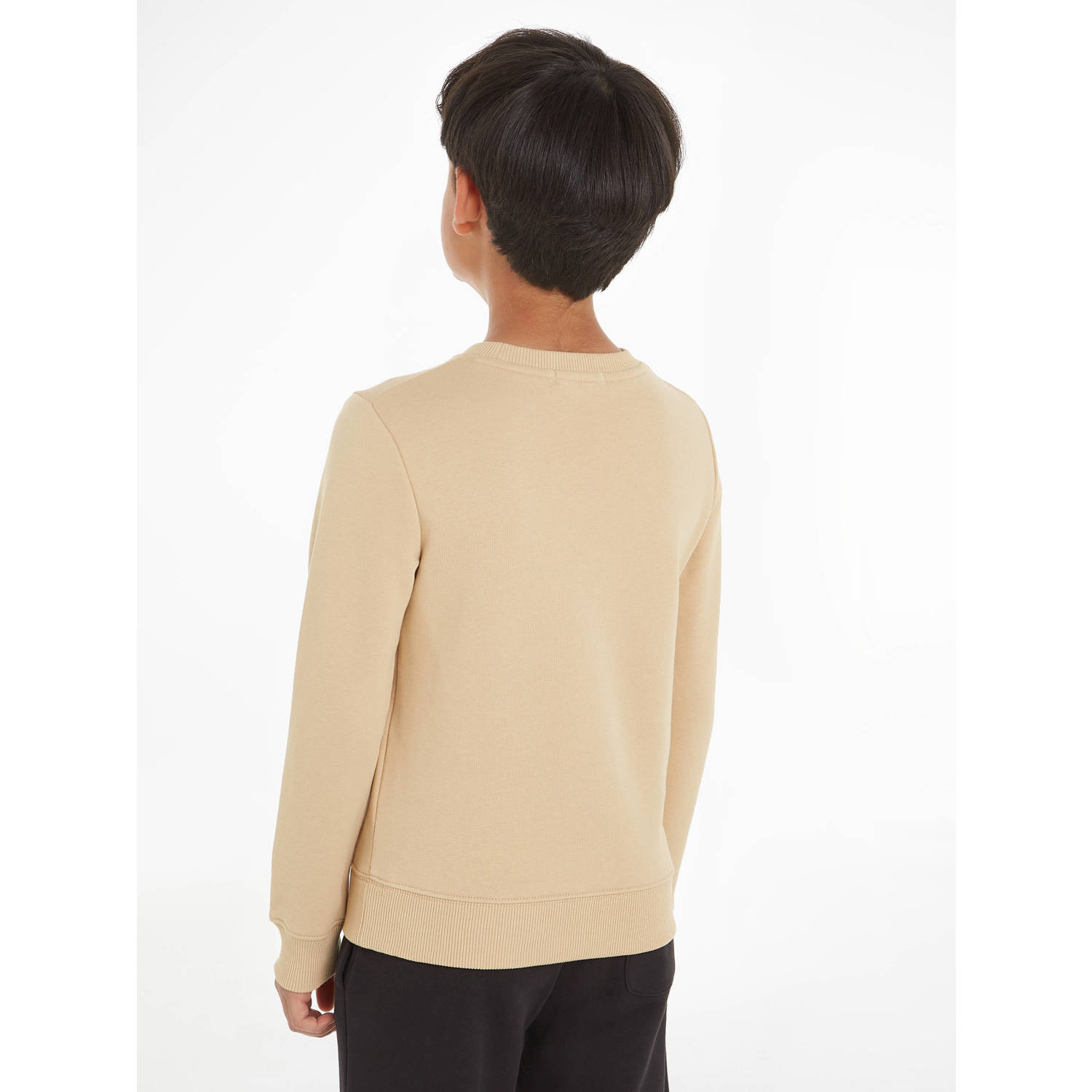 Calvin Klein sweater met logo beige