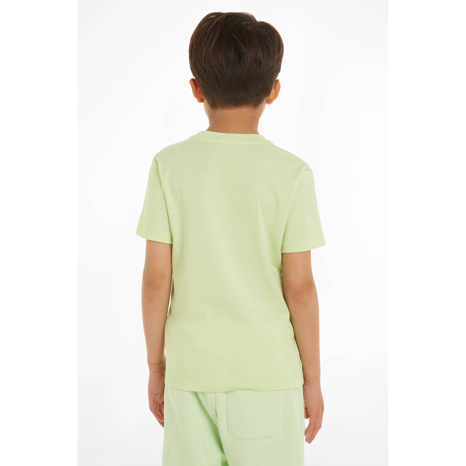 Calvin Klein T-shirt met logo mint