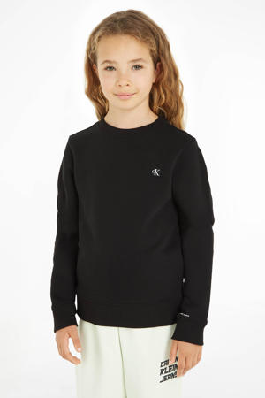 sweater met logo zwart