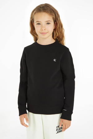 sweater met logo zwart
