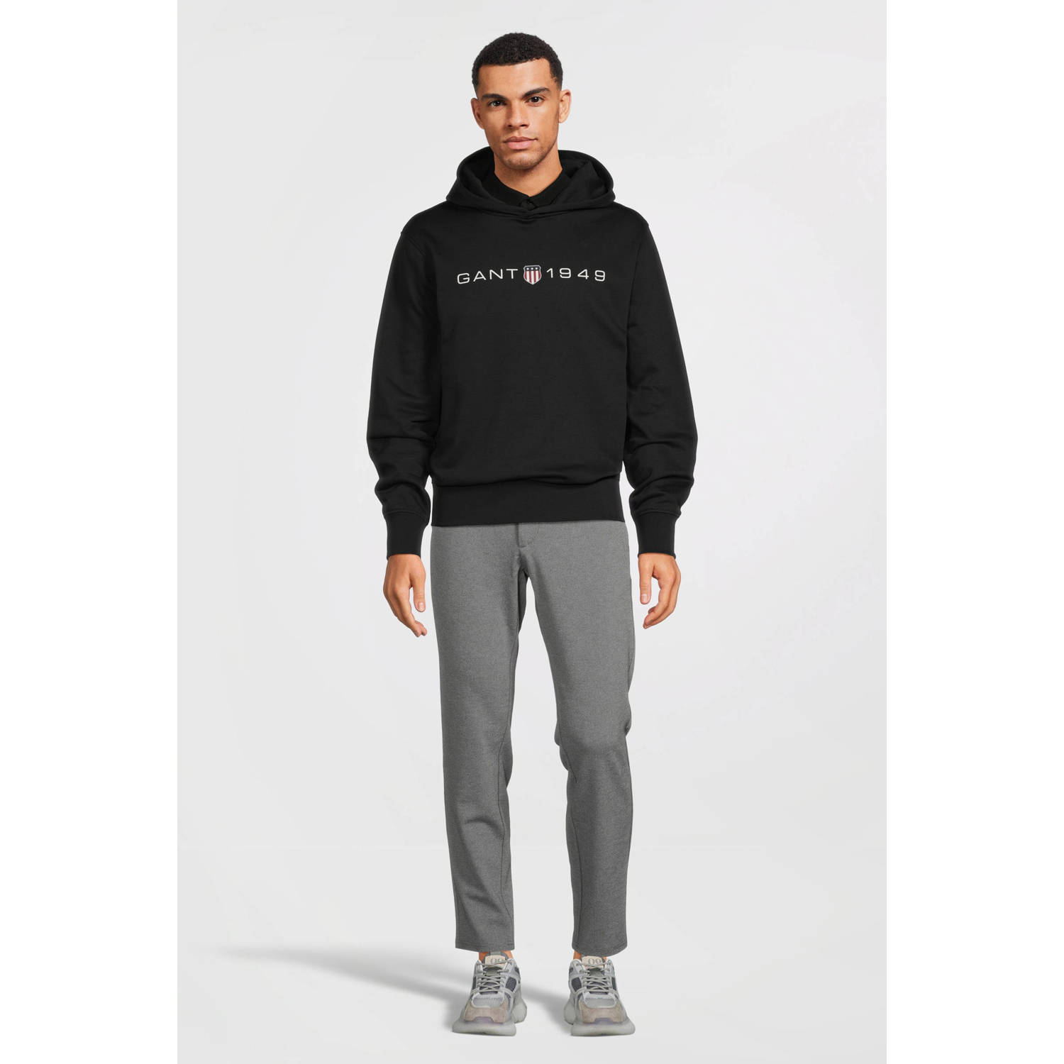 GANT hoodie met logo black