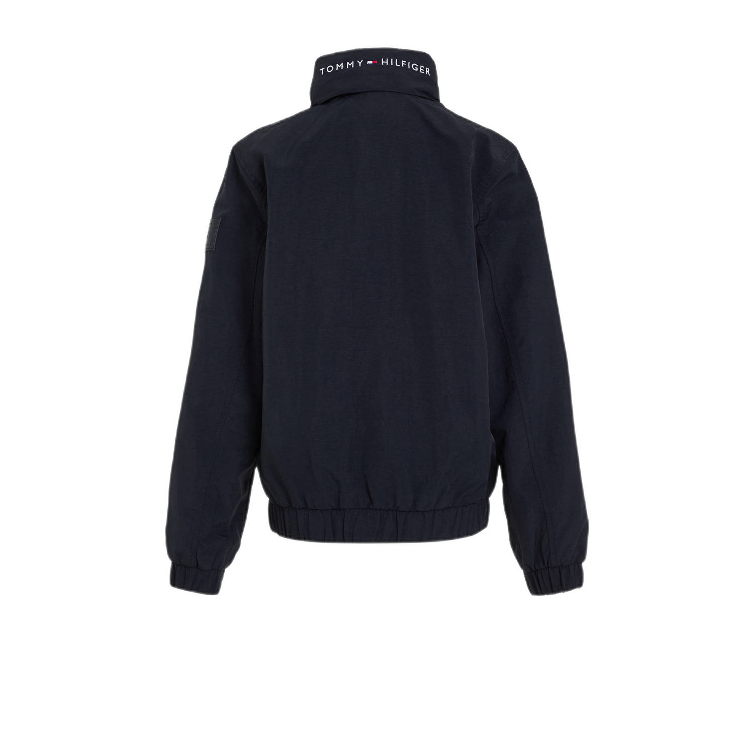 Tommy Hilfiger zomerjas met logo donkerblauw