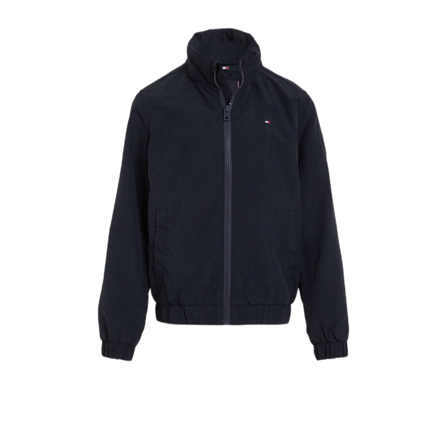 Tommy Hilfiger zomerjas met logo donkerblauw