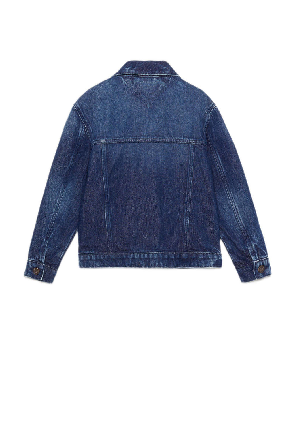 Tommy Hilfiger spijkerjas denimblauw wehkamp