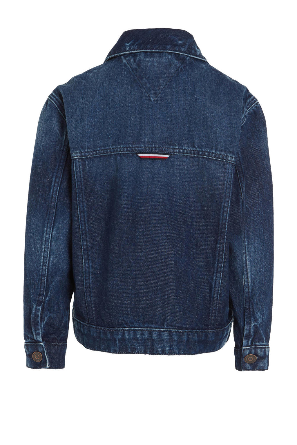 Tommy Hilfiger spijkerjas denimblauw wehkamp