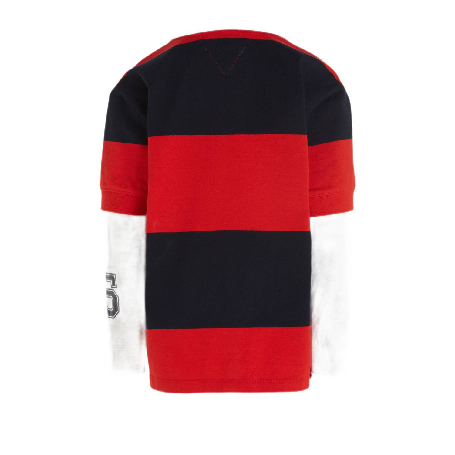Tommy Hilfiger polo met logo rood blauw