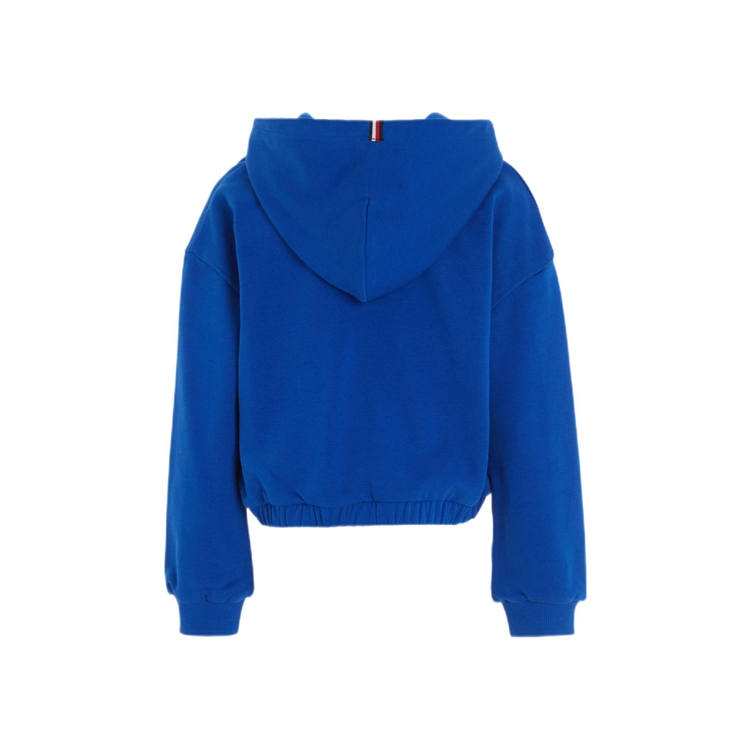 Tommy Hilfiger hoodie met tekst felblauw