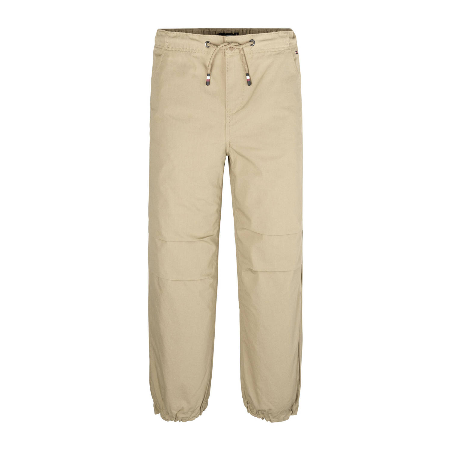 Tommy Hilfiger broek met logo beige Jongens Katoen Logo 128