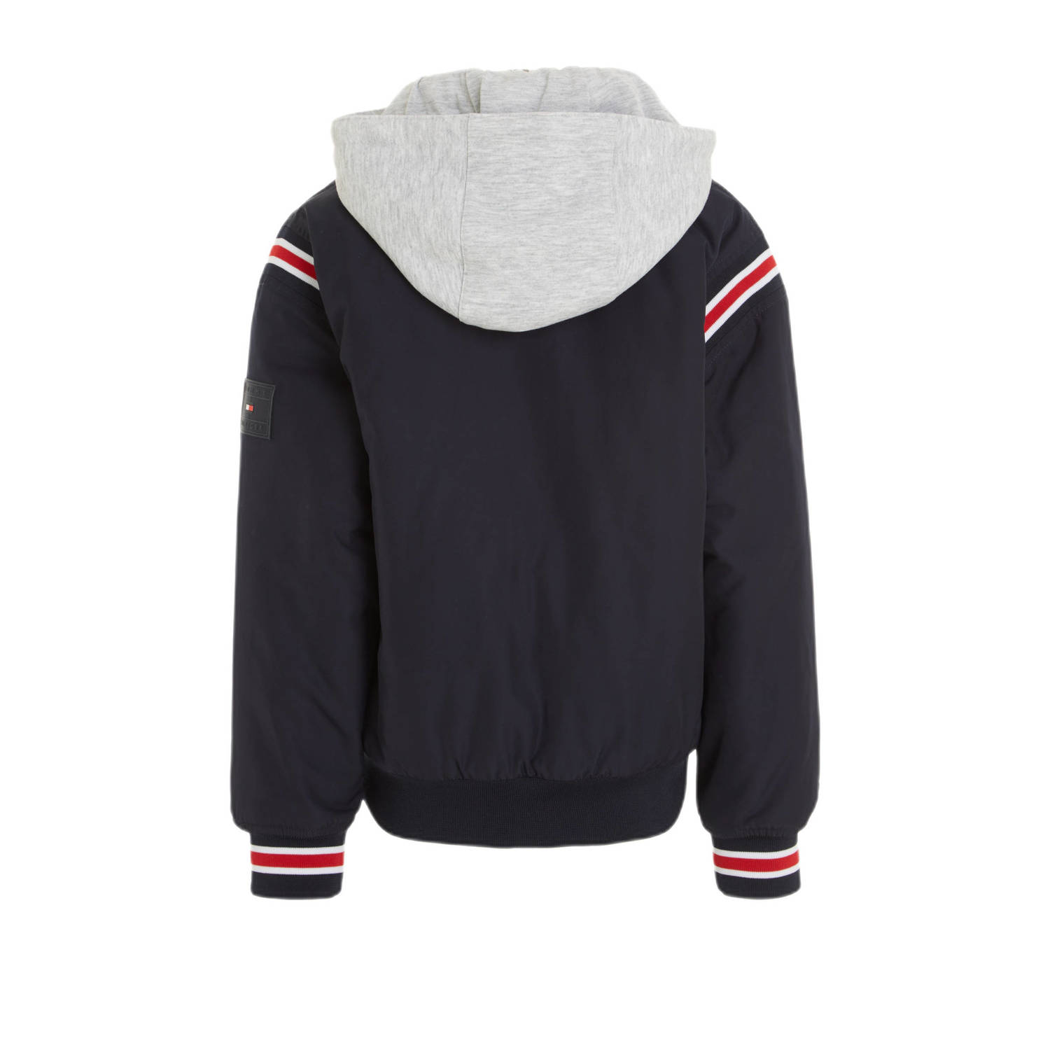 Tommy Hilfiger baseball jacket met logo zwart