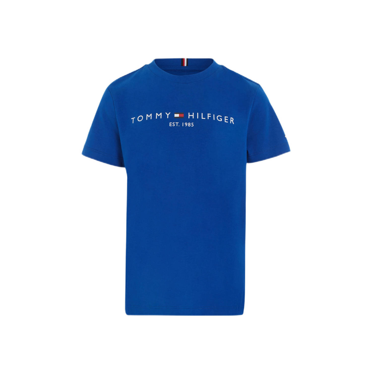 Tommy Hilfiger T-shirt met tekst felblauw