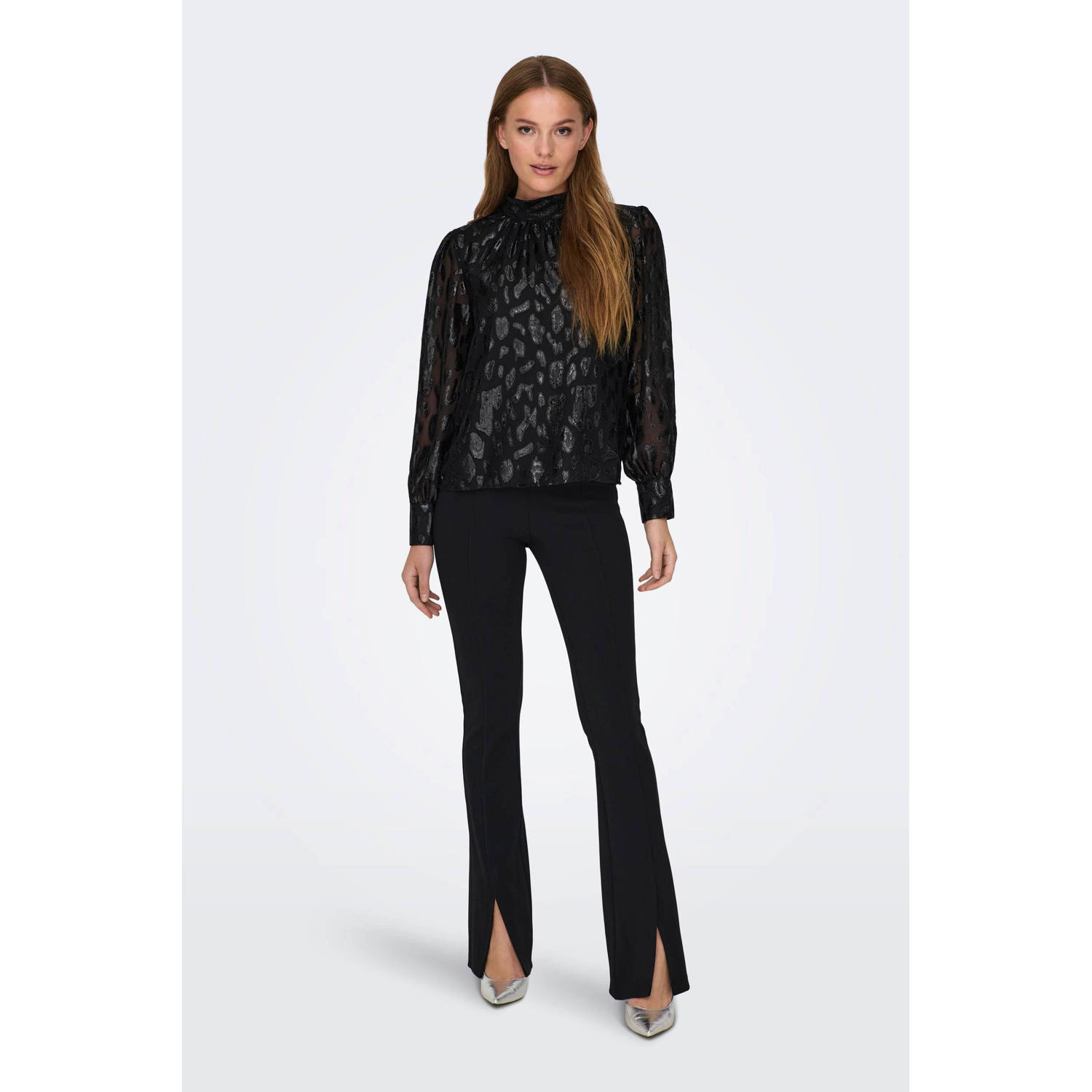 ONLY flared legging ONLNAOMI zwart