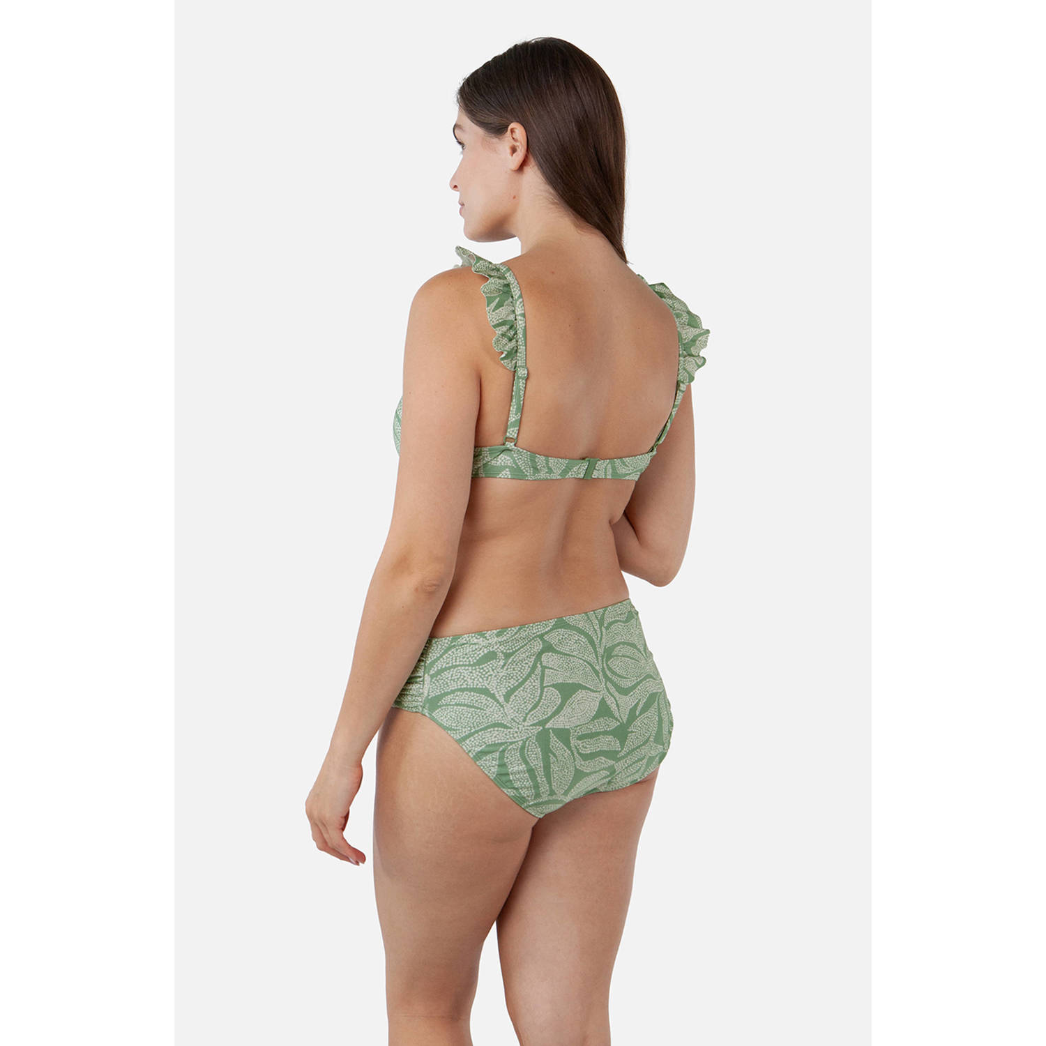Barts bikinibroekje Akamu groen wit