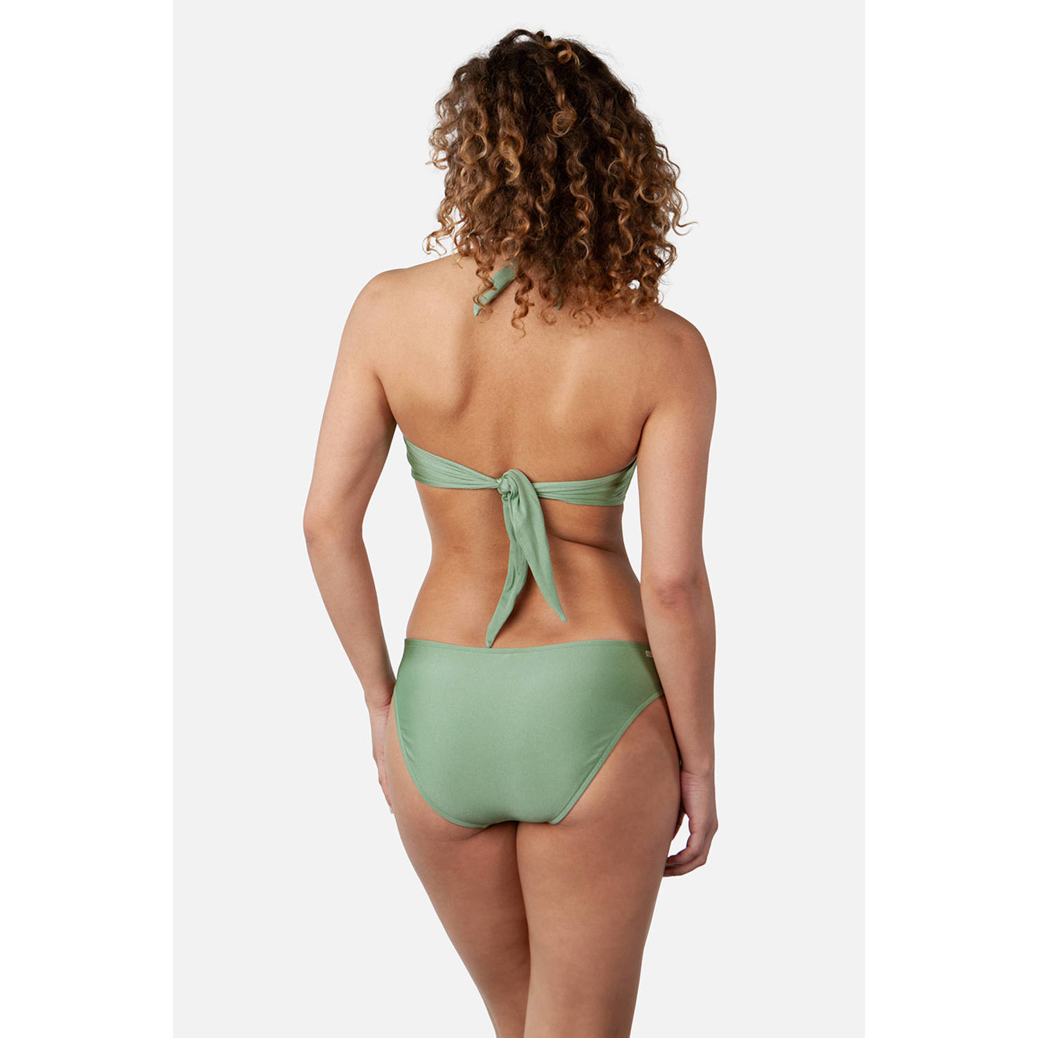 Barts voorgevormde halter bikinitop Isla groen