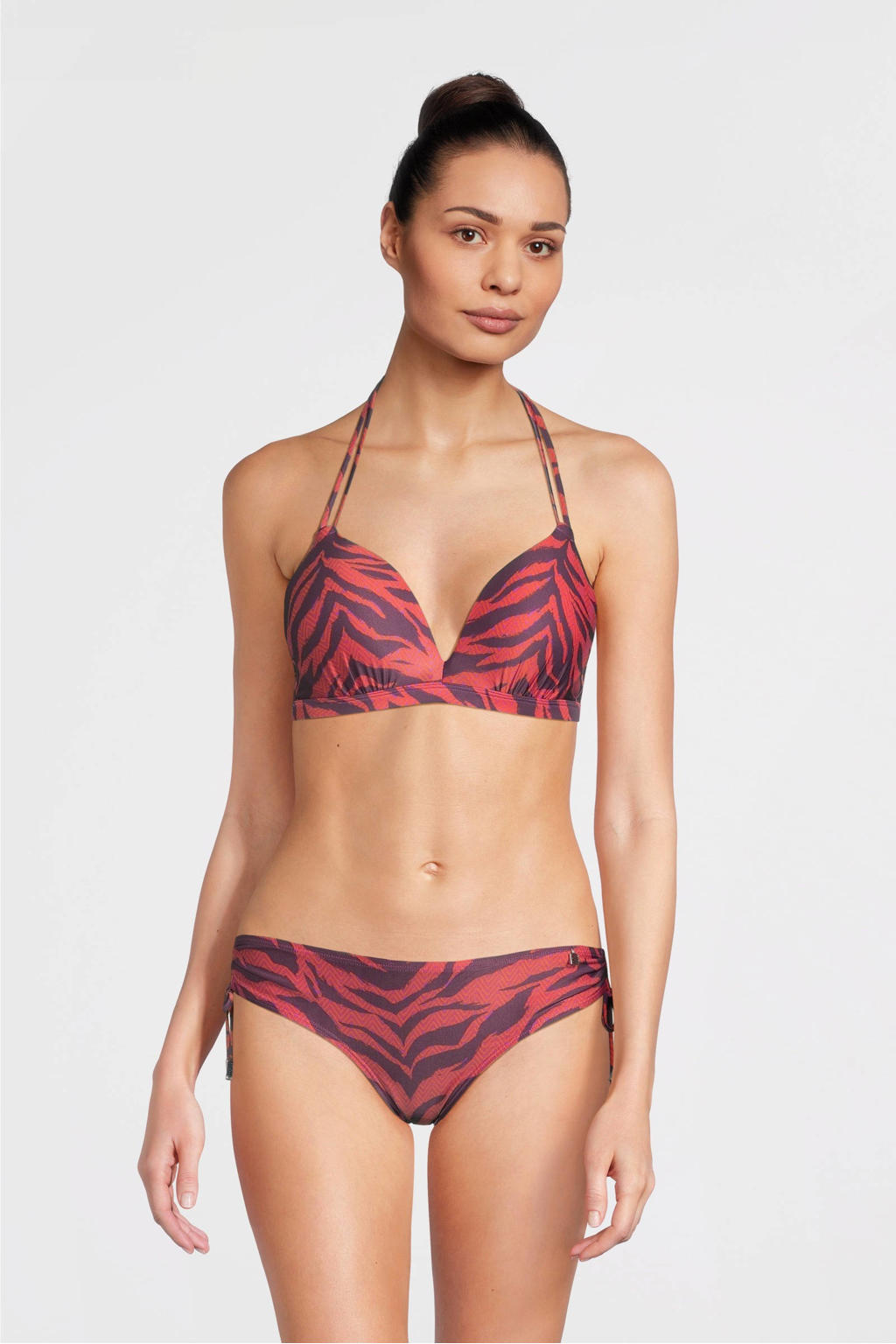 Beachlife bikinibroekje roze/paars