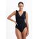 Beachlife badpak broderie anglaise met ruches zwart