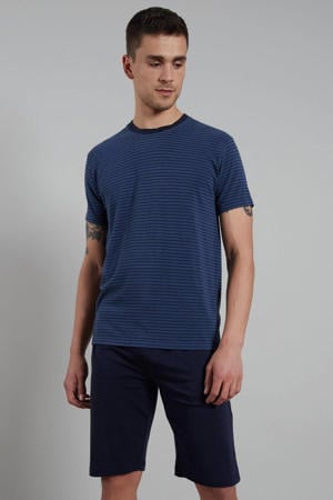 bamboe shortama blauw