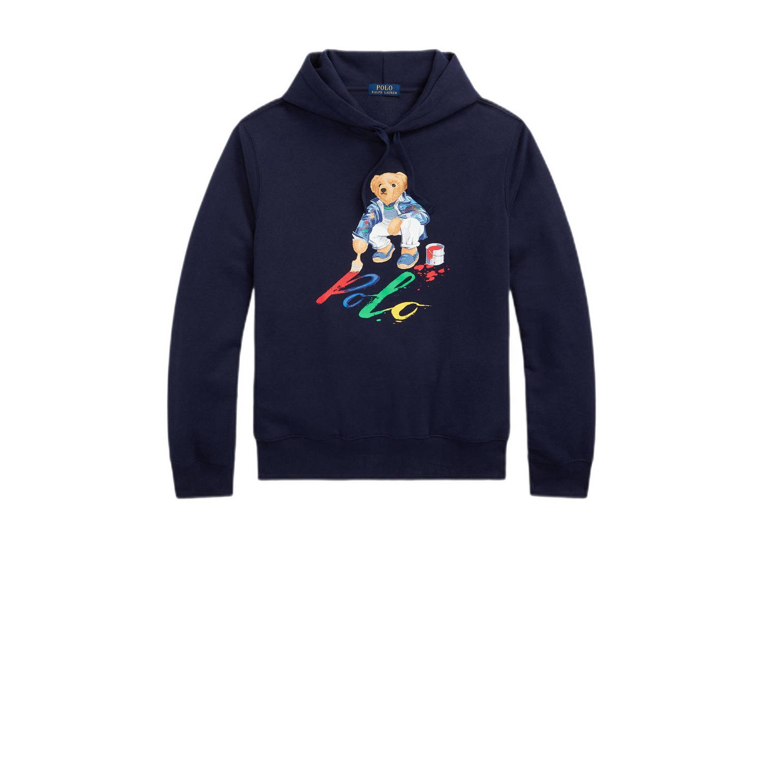 POLO Ralph Lauren hoodie met printopdruk cruise navy paint bear