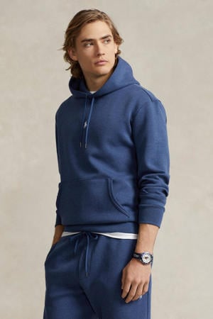 hoodie met logo derby blue heather