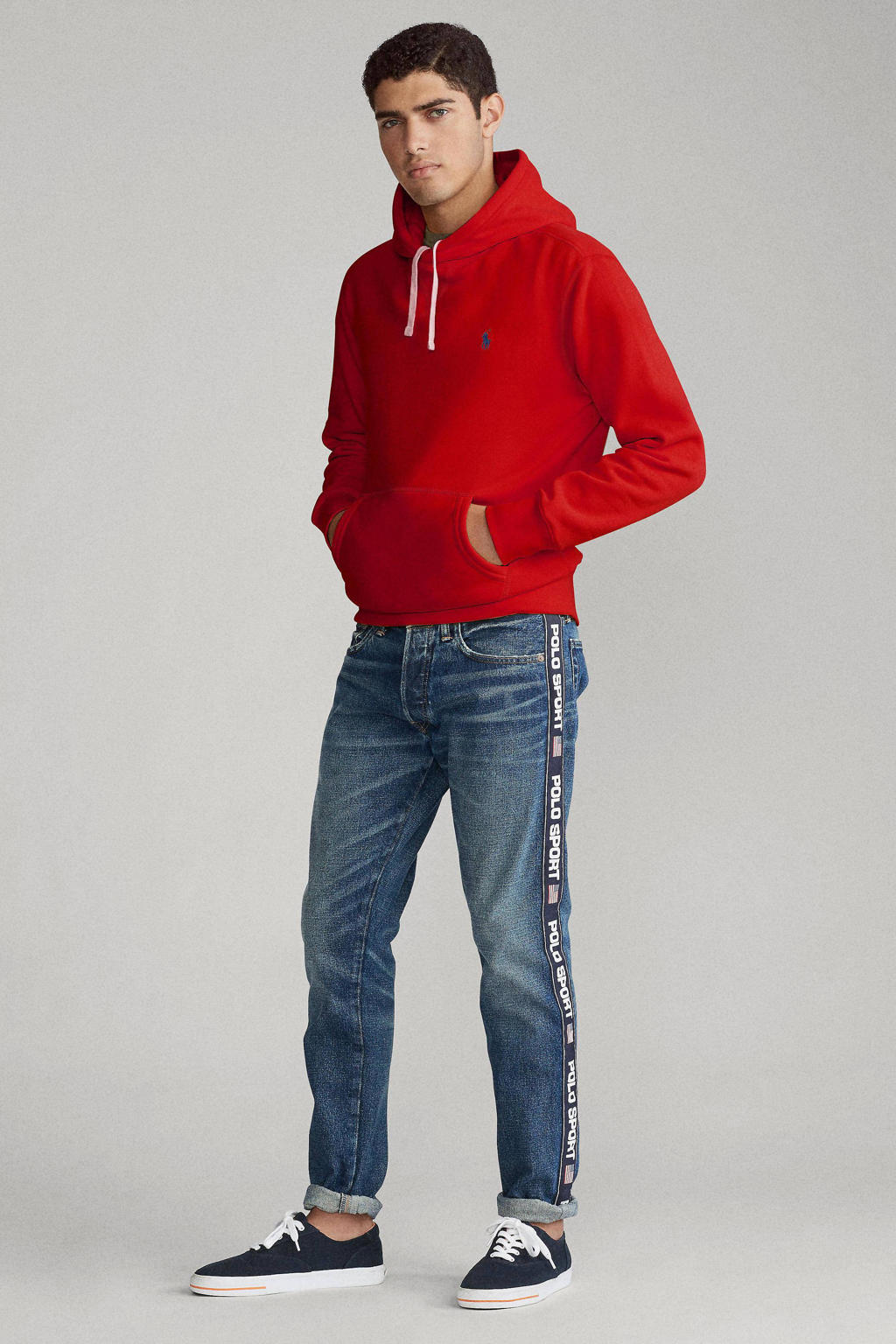 Polo Ralph Lauren hoodie met logo red