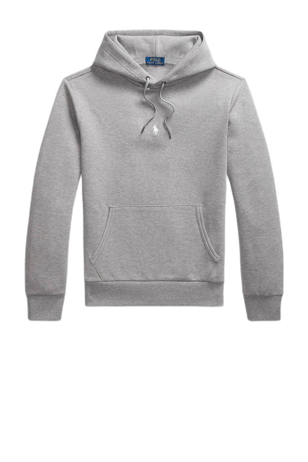 POLO Ralph Lauren hoodie met logo steel heather wehkamp