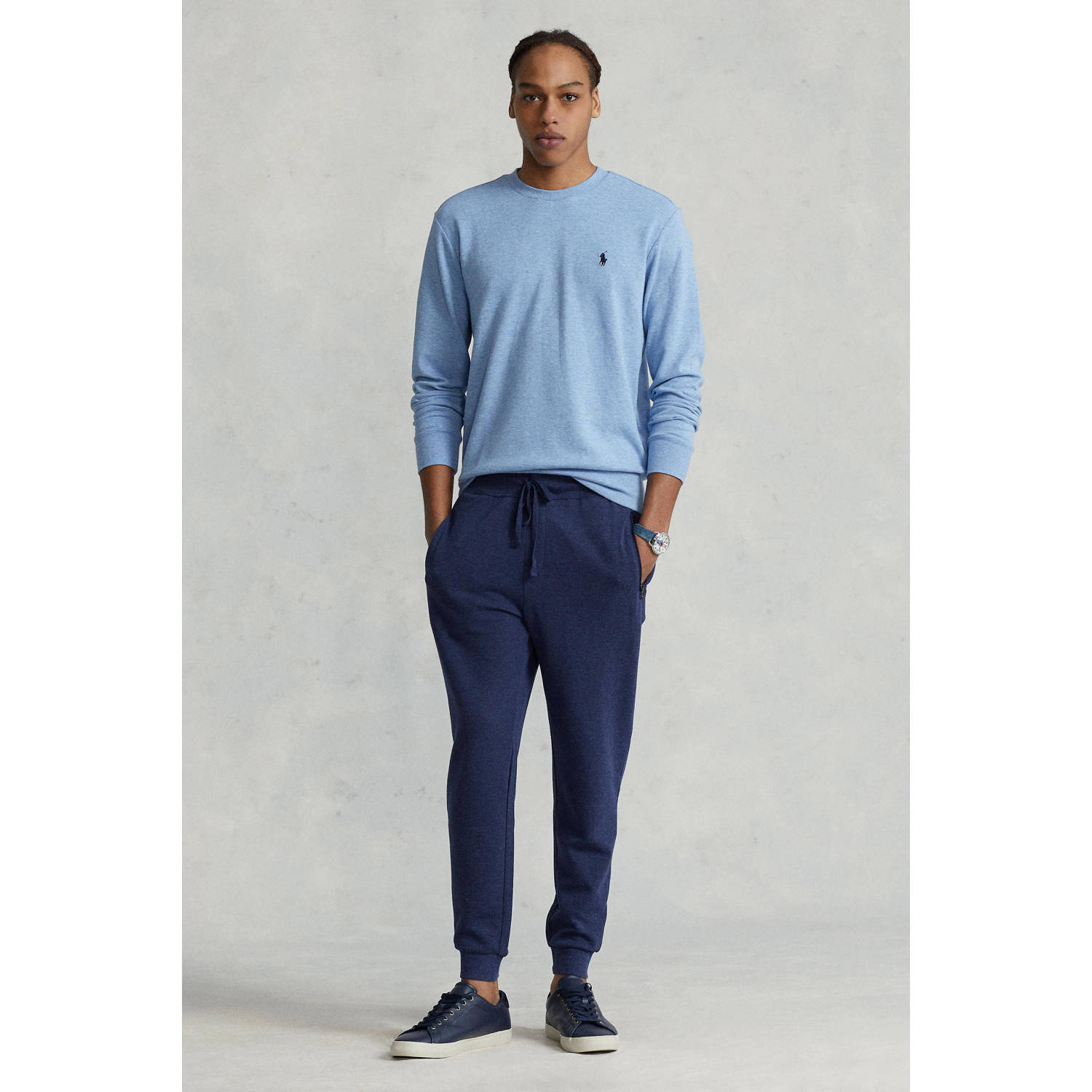 POLO Ralph Lauren sweater met logo isle heather