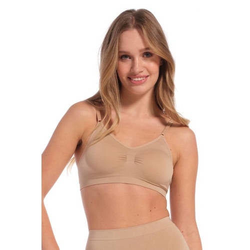 MAGIC Bodyfashion voorgevormde bh top Comfort Bra beige afbeelding