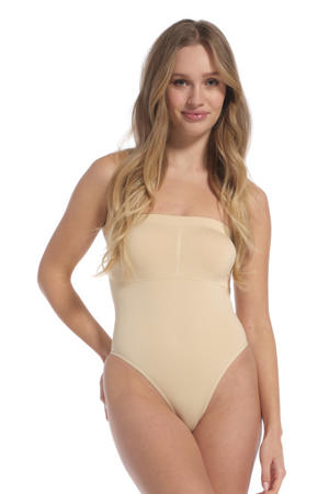 strapless stringbody lichtbeige