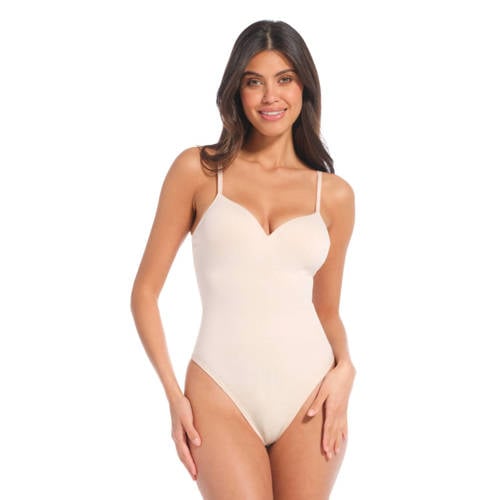 MAGIC Bodyfashion medium corrigerende stringbody Soft Thong Body lichtbeige afbeelding