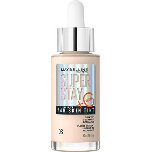 Maybelline New York Superstay 24H Skin Tint Bright Skin-Like Coverage foundation - Kleur 3 afbeelding