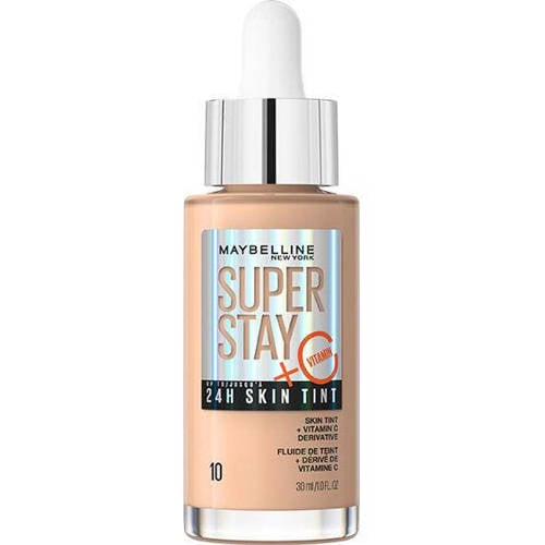 Wehkamp Maybelline New York SuperStay 24H Skin Tint Bright Skin-Like Coverage foundation - 10 aanbieding