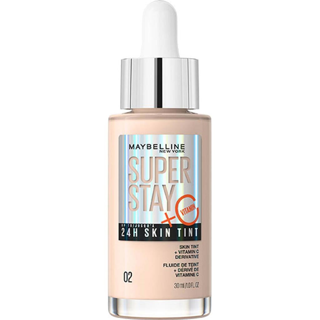 Maybelline New York SuperStay 24H Skin Tint Bright Skin-Like Coverage foundation - 02