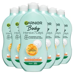 Body Intensive 7 Days Verzorgende Bodylotion met Mango-extract en Probiotica - voordeelverpakking - 6 x 400 ml