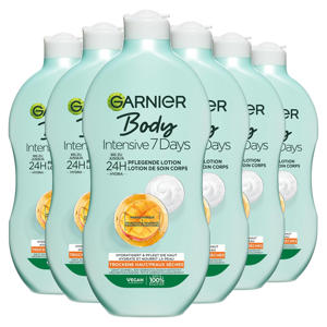 Body Intensive 7 Days Verzorgende Bodylotion met Mango-extract en Probiotica - voordeelverpakking - 6 x 400 ml