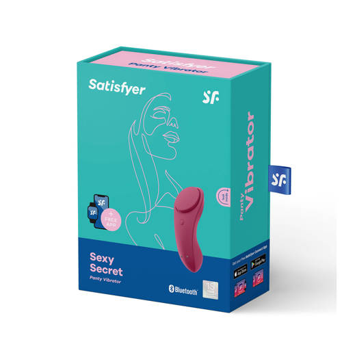Wehkamp Satisfyer Sexy Secret Panty vibrator - bordeaux rood aanbieding