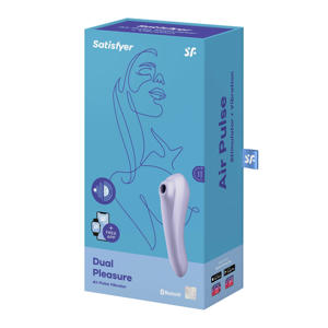 Wehkamp Satisfyer Dual Pleasure Air Pulse vibrator - lila aanbieding